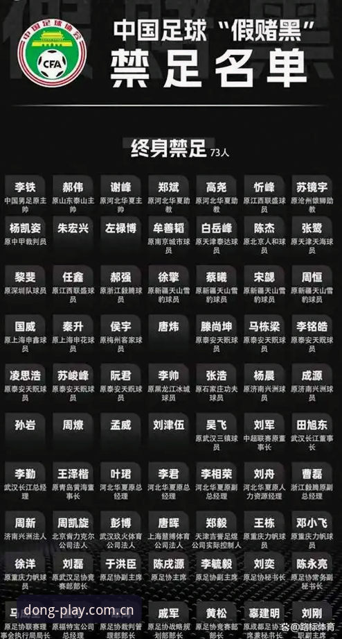 揭秘足坛禁足令背后的黑色产业链：17人终身禁赛，48人遭重罚